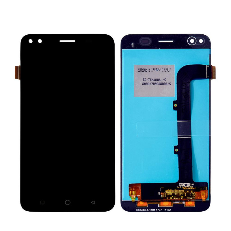 Micromax Canvas 1 C1 Display and Touch Screen Glass Combo - Black